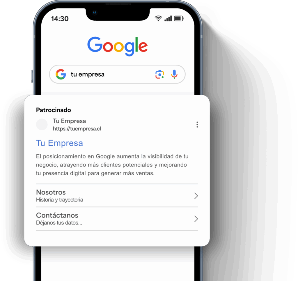 mockup google ads
